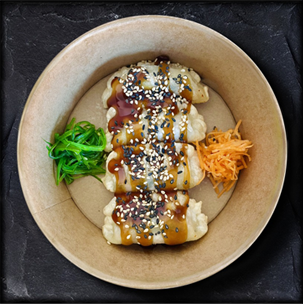 Vegetariánska Gyoza